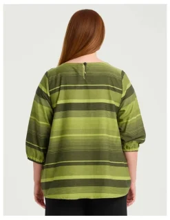 Taking Shape Natural Giorgia Stripe Top Stripe
