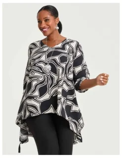 Taking Shape Natural Heidi Tunic Print