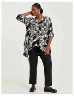 Taking Shape Natural Heidi Tunic Print