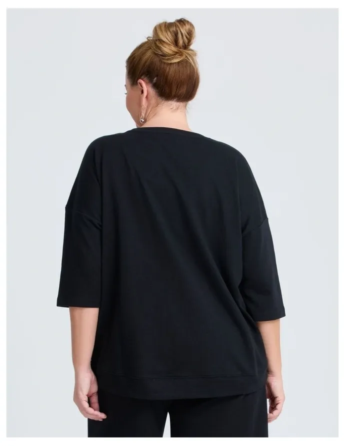 Taking Shape Patch Pocket Sweat Black