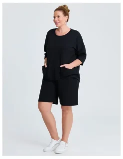 Taking Shape Patch Pocket Sweat Black