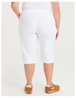 Taking Shape Petite Editorial Pocket Long Short White