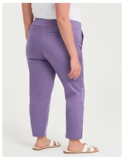 Taking Shape Petite Medina Slim Leg Natural Pant Cornflower