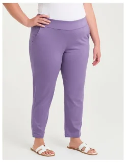 Taking Shape Petite Medina Slim Leg Natural Pant Cornflower