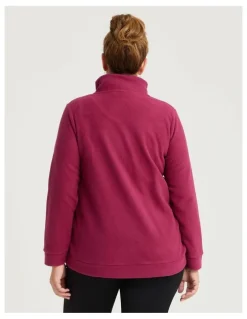 Taking Shape Polar Fleece Zip Front Jacket Shiraz
