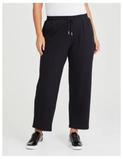 Taking Shape Straight Leg Lounge Pant in Black