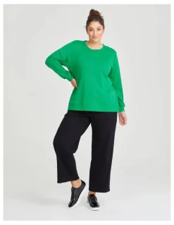 Taking Shape Straight Leg Lounge Pant in Black