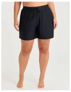 Taking Shape Swim Short With Built in Brief in Black