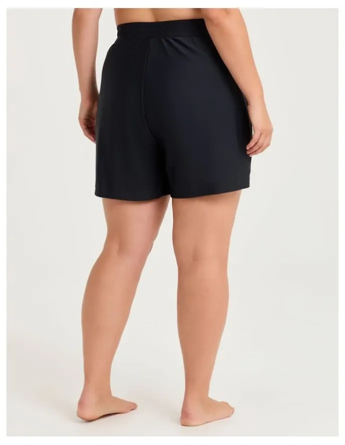 Taking Shape Swim Short With Built in Brief in Black