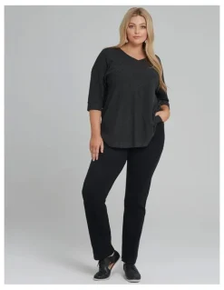 Taking Shape The Tall Luxe Looker Jean in Black