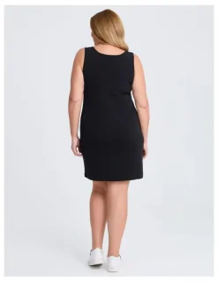 Taking Shape Luna Base Slip Body Dress in Black