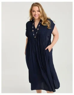 Taking Shape Luxe Georgia Maxi Dress Dark Indigo