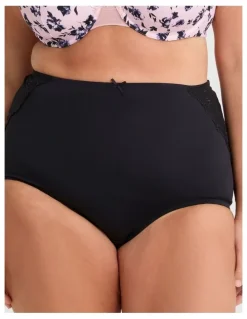 Taking Shape Micro Lace Detail Briefs 2 Pack in Natural Floral