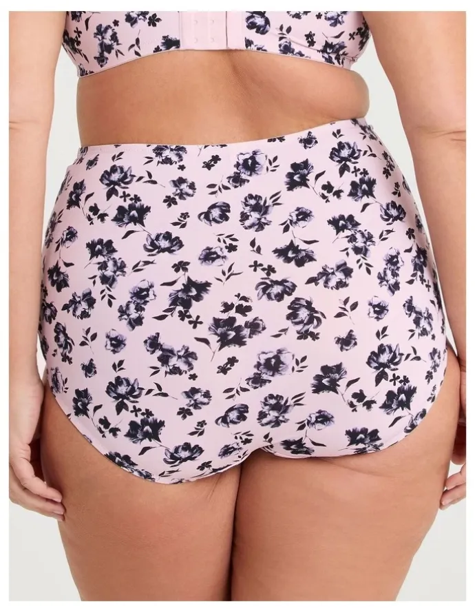 Taking Shape Micro Lace Detail Briefs 2 Pack in Natural Floral