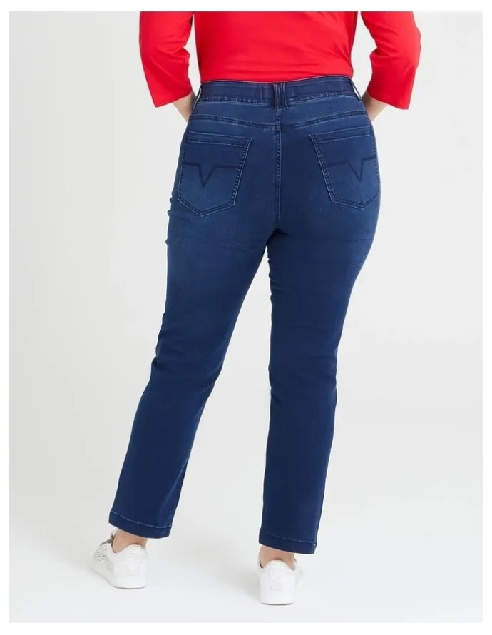 Taking Shape The Luxe Looker Jeans in Mid Blue