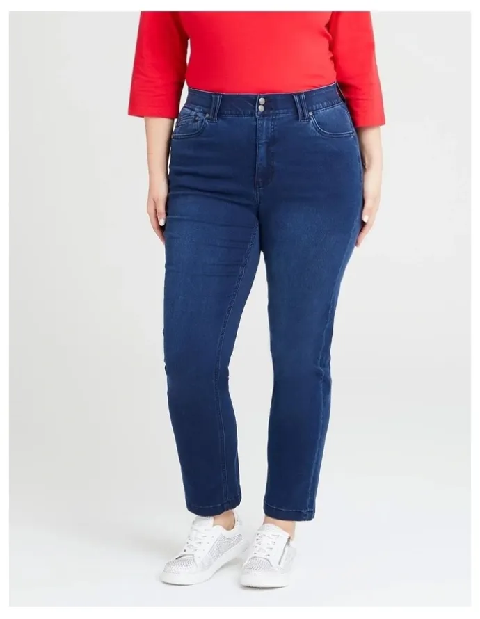 Taking Shape The Luxe Looker Jeans in Mid Blue