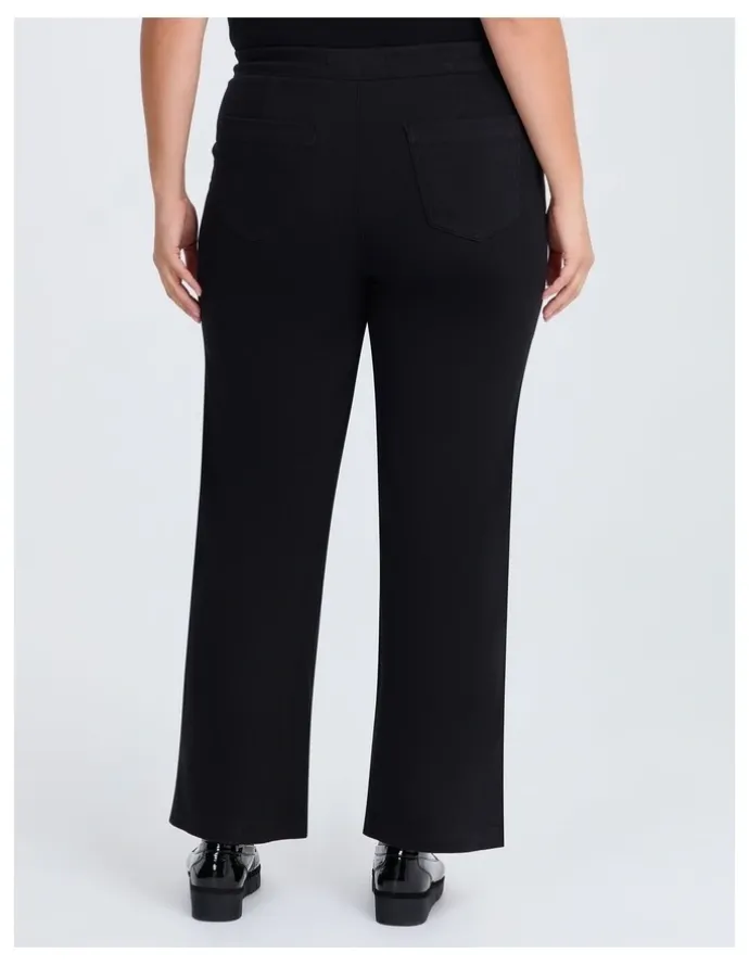 Taking Shape The Travel Wide Leg Jeans in Black