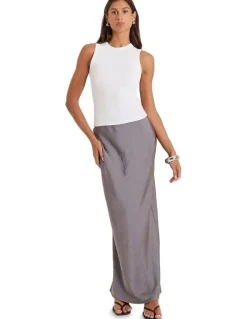 4th & Reckless Novah Skirt in Grey