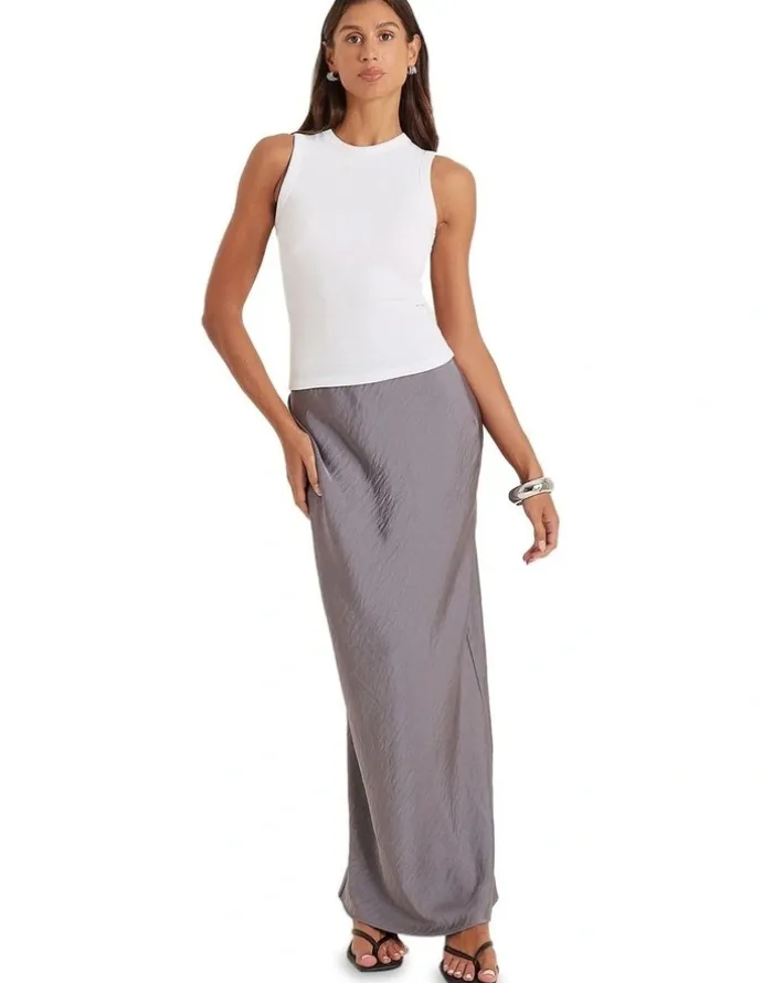 4th & Reckless Novah Skirt in Grey