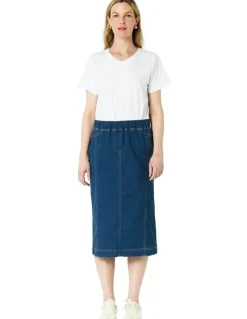 The Ark Clothing Co. Dayna Skirt in Blue