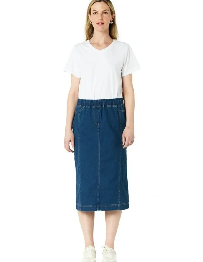 The Ark Clothing Co. Dayna Skirt in Blue
