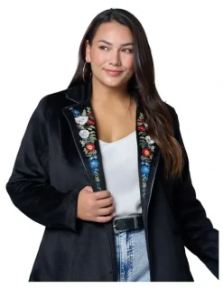 The Poetic Gypsy Dreamscape Velvet Blazer