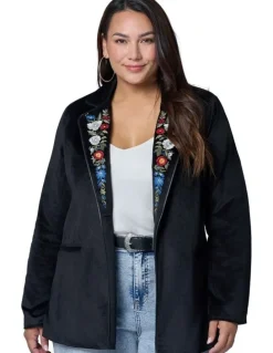 The Poetic Gypsy Dreamscape Velvet Blazer