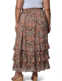 The Poetic Gypsy Enchanted Spirit Maxi Skirt in Multi
