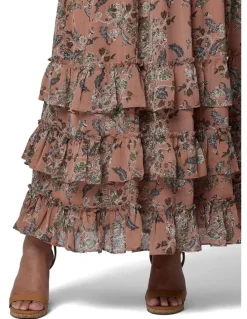 The Poetic Gypsy Enchanted Spirit Maxi Skirt in Multi