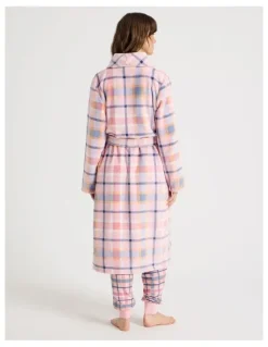 The Pyjama Foundation x Myer Robe in Pink Check Print