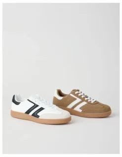 There After Arlo Sneaker in Cream and Black