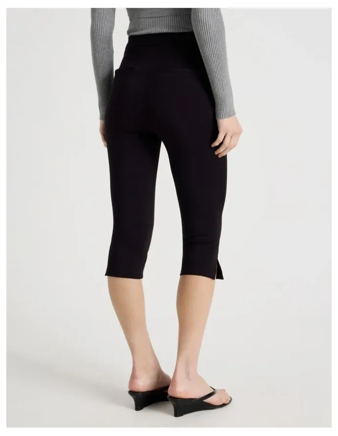 There After Capri Workwear Pant in Jet Black