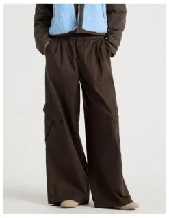 There After Cargo Wide Leg Pants in Bracken