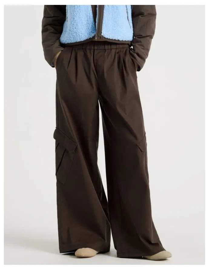 There After Cargo Wide Leg Pants in Bracken