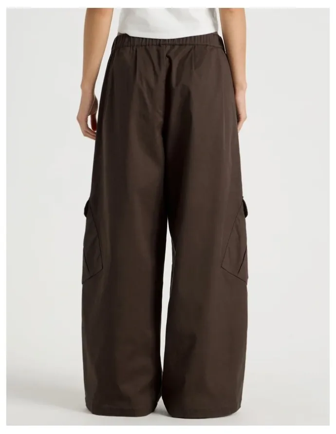 There After Cargo Wide Leg Pants in Bracken
