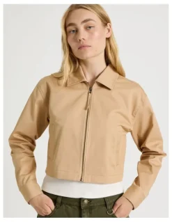 There After Collared Jacket in Sand