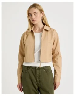 There After Collared Jacket in Sand