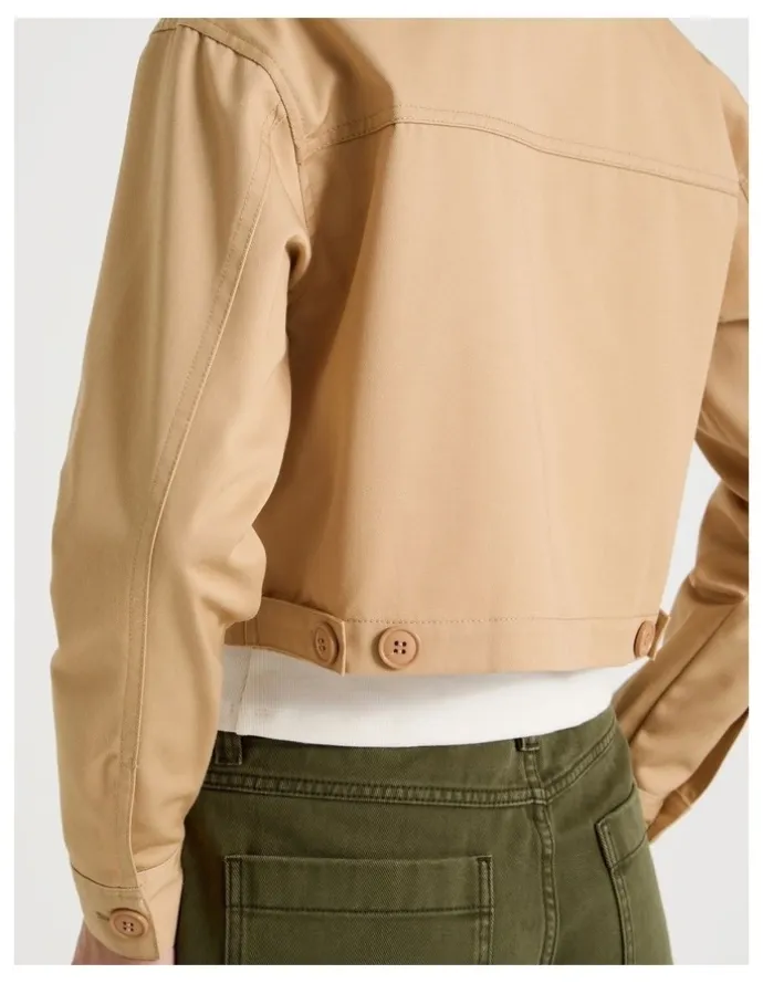 There After Collared Jacket in Sand