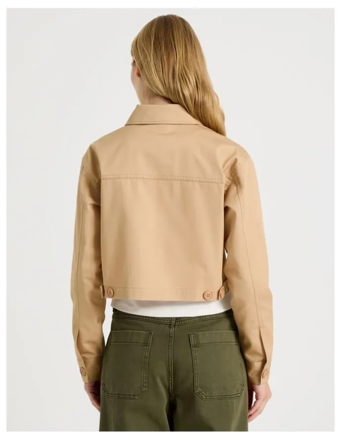 There After Collared Jacket in Sand