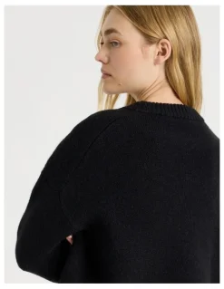 There After Crew Sweater in Black