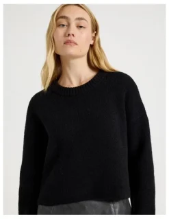There After Crew Sweater in Black