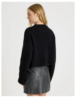 There After Crew Sweater in Black