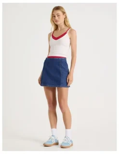 There After Double Layer Cami in White