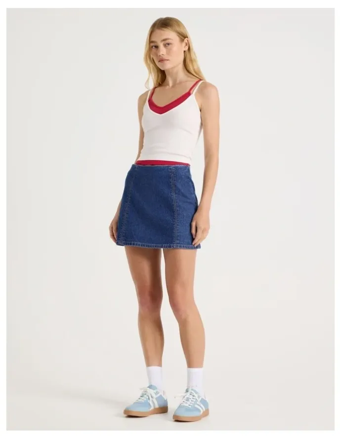 There After Double Layer Cami in White
