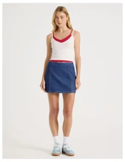 There After Double Layer Cami in White