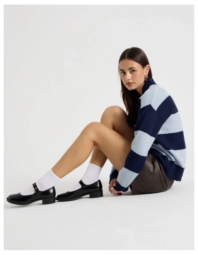 There After Lipa Flat Shoes in Black