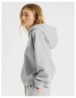 There After Raglan Hoodie in Grey Marle