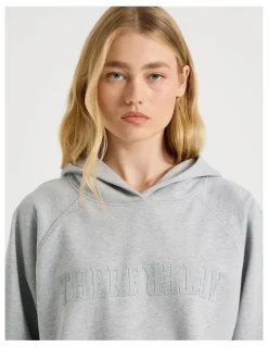 There After Raglan Hoodie in Grey Marle