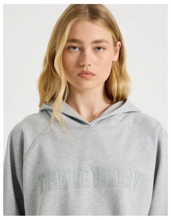 There After Raglan Hoodie in Grey Marle