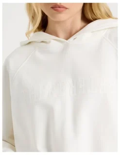 There After Raglan Hoodie in White
